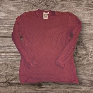 Jungmaven Heathered Baja Long Sleeve Pocket Tee